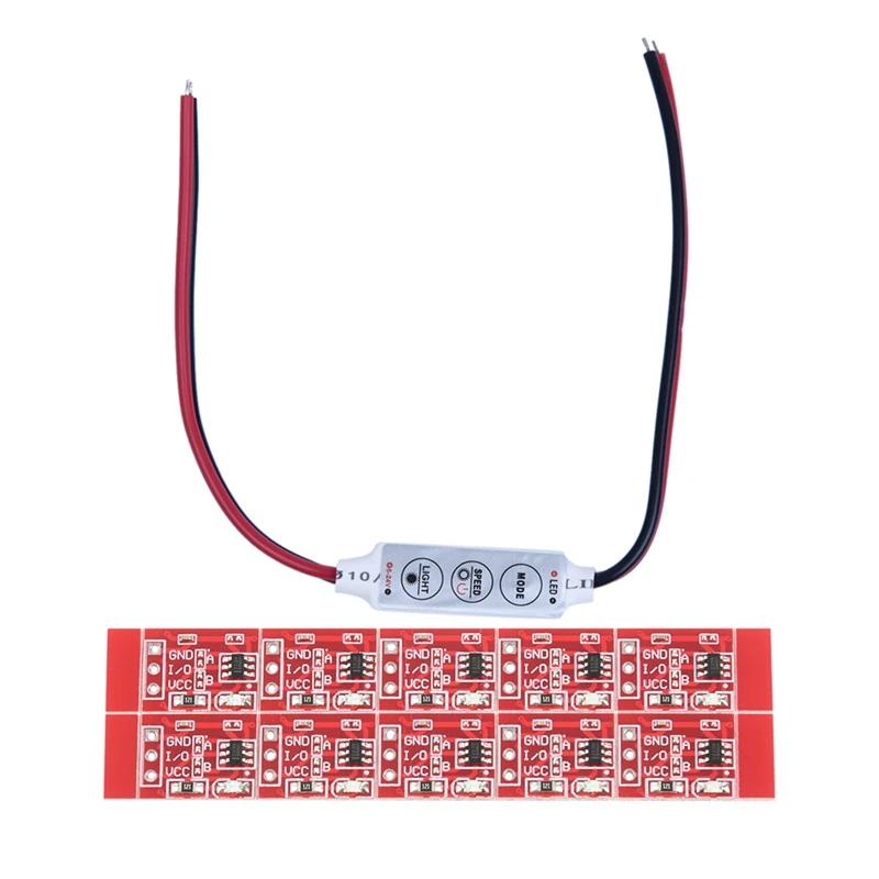 1X Mini 3 Keys Controller Dimmer For 3528 5050 LED Single Color Strip & 10X TTP223 Capacitive Press Switch Button Module
1X Mini 3 Keys Controller Dimmer For 3528 5050 LED Single Color Strip & 10X TTP223 Capacitive Press Switch Button Module
