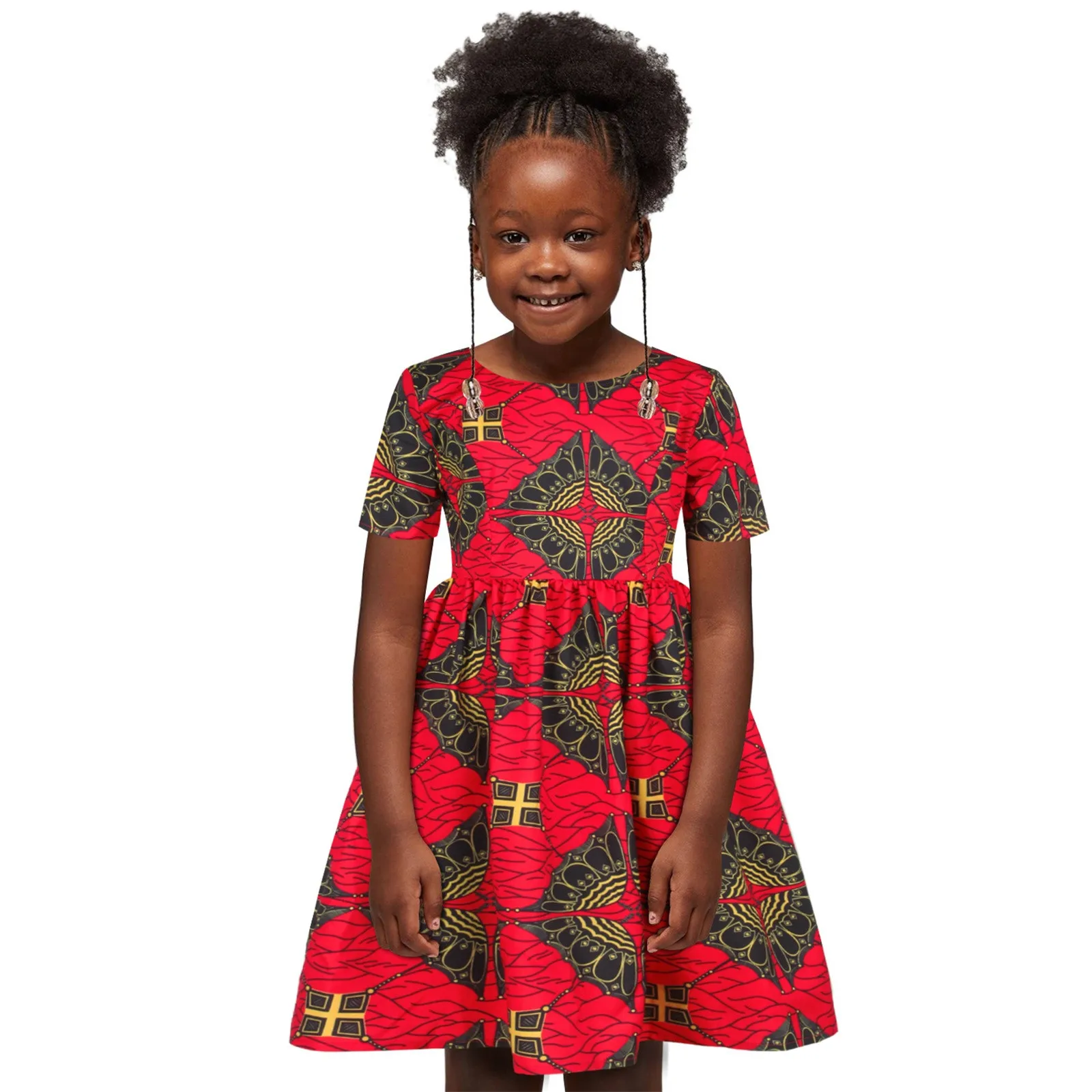 Outfits Short Neck Ankara Princess Traditional Baby Dresses Round Toddler Dress Dashiki 1-6Y Kids Girls Red Toddler Dresses
Outfits Short Neck Ankara Princess Traditional Baby Dresses Round Toddler Dress Dashiki 1-6Y Kids Girls Red Toddler Dresses