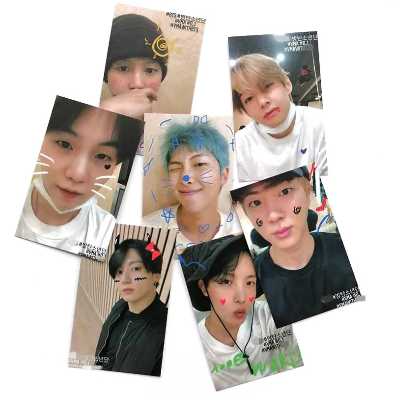 7pcs/set Kpop Group Photocard vma Collection Photo Cards LOMO Card for Fans Lomocard Gift 
7pcs/set Kpop Group Photocard vma Collection Photo Cards LOMO Card for Fans Lomocard Gift
