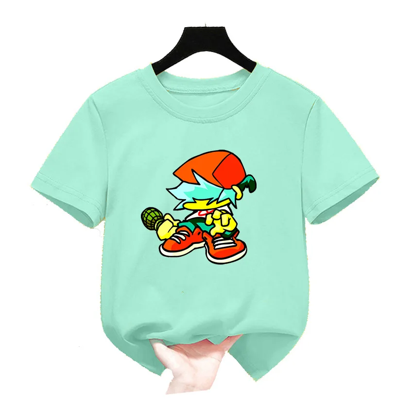 Kids Boys Summer Friday Night Funkin Cartoon Anime T-shirts Short Sleeved T Shirt 4 5 6 7 8 9 10-14 Year Children Clothing Tops
Kids Boys Summer Friday Night Funkin Cartoon Anime T-shirts Short Sleeved T Shirt 4 5 6 7 8 9 10-14 Year Children Clothing Tops