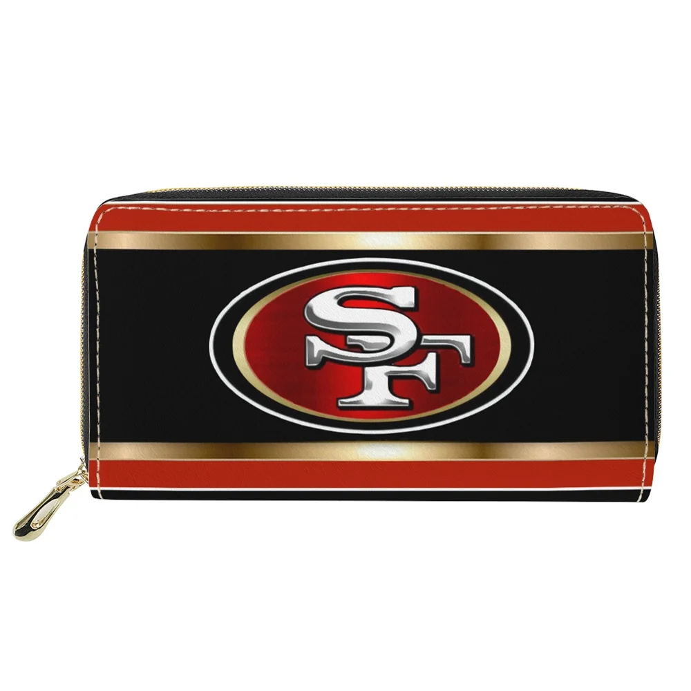 Wholesale Custom PU Leather Wallet Money Card Holder National Rugby Union San Francisco 49ers Design Purse For Women
Wholesale Custom PU Leather Wallet Money Card Holder National Rugby Union San Francisco 49ers Design Purse For Women