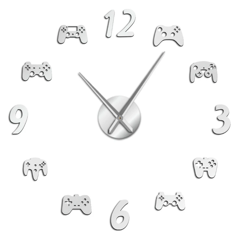 Modern Clocks Game Controller Design Silent Home Cafe Office Wall Decor Video Gaming Sign Clocks for Game Room
Modern Clocks Game Controller Design Silent Home Cafe Office Wall Decor Video Gaming Sign Clocks for Game Room