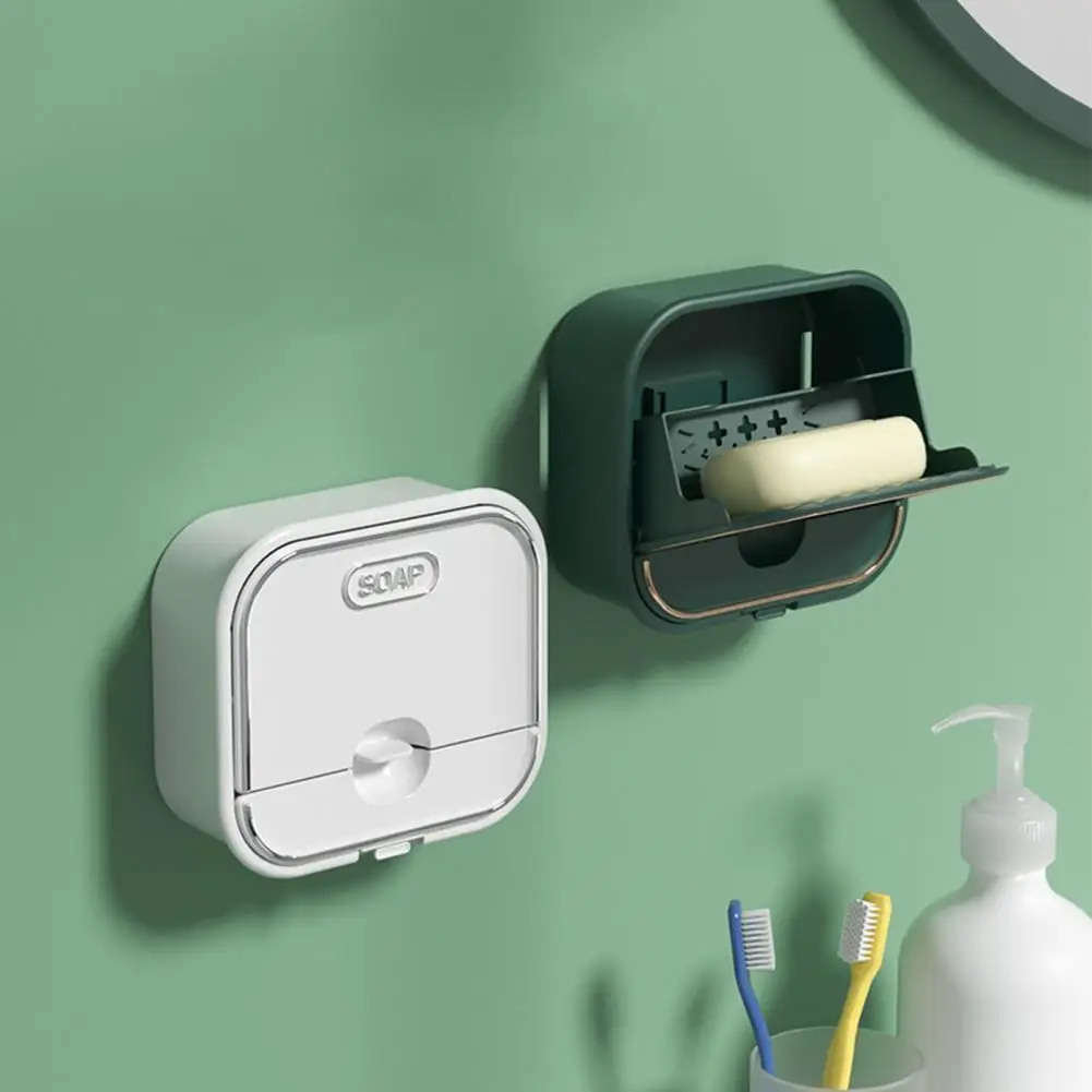 Practical PP Exquisite Wall Mounted Soap Shelf with Lid Draining Rack Gadget for Indoor Soap Rack Soap Shelf
Practical PP Exquisite Wall Mounted Soap Shelf with Lid Draining Rack Gadget for Indoor Soap Rack Soap Shelf
