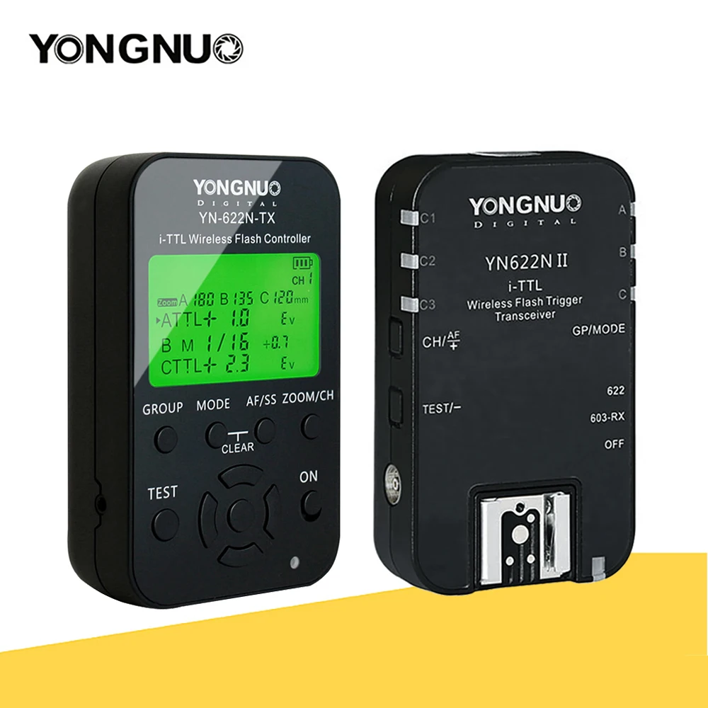 YONGNUO YN622N-TX YN622N II YN622N KIT i-TLL Wireless Flash Trigger Transceiver for Nikon Cameras for Yongnuo YN565 YN568 Flash
YONGNUO YN622N-TX YN622N II YN622N KIT i-TLL Wireless Flash Trigger Transceiver for Nikon Cameras for Yongnuo YN565 YN568 Flash