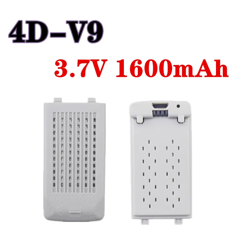 Литий-полимерный аккумулятор 3,7 в 1600 мАч для дрона 4 ДРК V9 4D-V9 Mini, складной, HD, для аэрофотосъемки, дистанционное управление, запчасти для бесп...
Литий-полимерный аккумулятор 3,7 в 1600 мАч для дрона 4 ДРК V9 4D-V9 Mini, складной, HD, для аэрофотосъемки, дистанционное управление, запчасти для бесп...