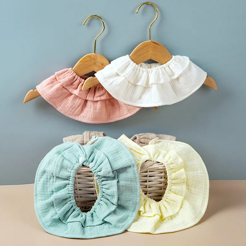 Cute Baby Ruffle Bibs Cotton 360 Degree Rotation Elastic Wide Neckline Burp Cloths for Newborn Infant Saliva Towel Feeding Stuff
Cute Baby Ruffle Bibs Cotton 360 Degree Rotation Elastic Wide Neckline Burp Cloths for Newborn Infant Saliva Towel Feeding Stuff