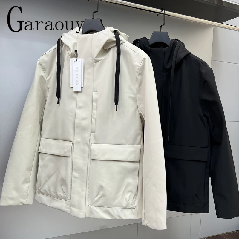 Garaouy 2023 Autumn Winter New Men Jacket Fashion Black Loose Casual Long Sleeves Hooded Cotton Coats Warm Parka Outwear Male
Garaouy 2023 Autumn Winter New Men Jacket Fashion Black Loose Casual Long Sleeves Hooded Cotton Coats Warm Parka Outwear Male