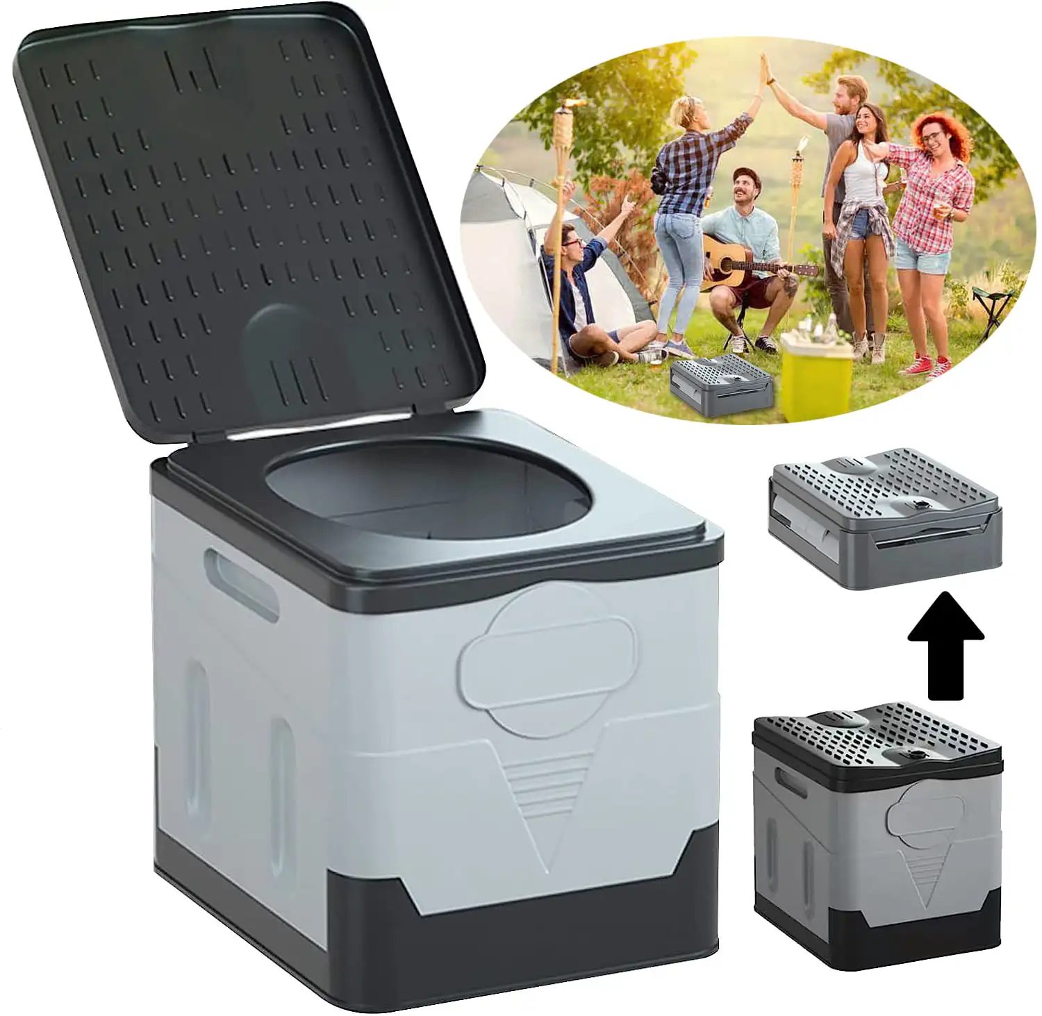 Portable Folding Toilet - Outdoor Travel Camping Potty Waterproof Car Toilet Bucket Toilet Home/Camping/Boat/Hiking/Long Trips/
Portable Folding Toilet - Outdoor Travel Camping Potty Waterproof Car Toilet Bucket Toilet Home/Camping/Boat/Hiking/Long Trips/