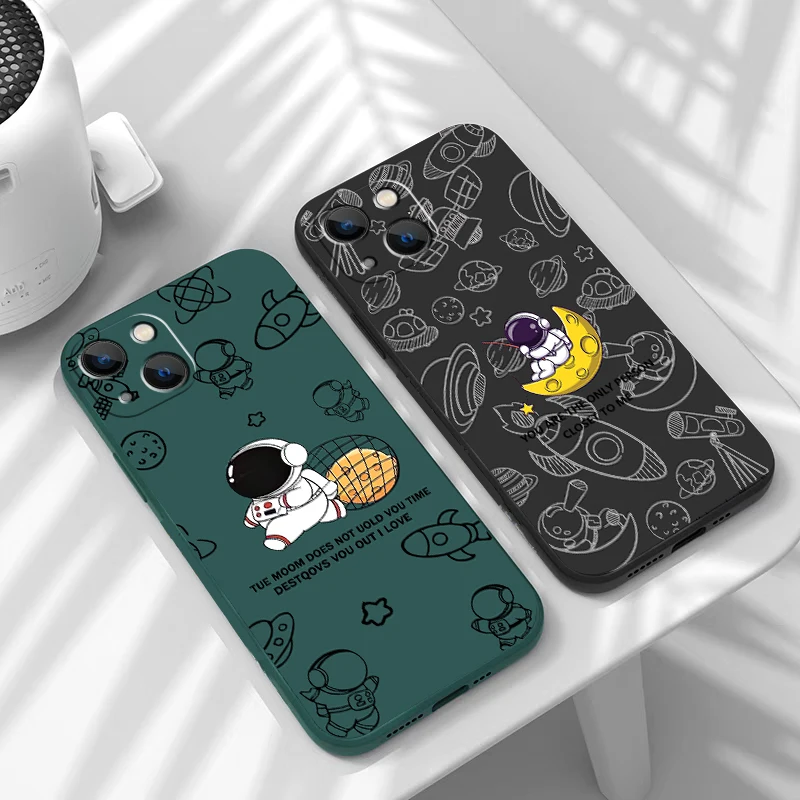 For iPhone 13 Mini 12 11 13 Pro Max XS XR X 8 7 Plus SE 2020 Creative Astronaut Silicone Case For iPhone 12 13 11 Soft Cover
For iPhone 13 Mini 12 11 13 Pro Max XS XR X 8 7 Plus SE 2020 Creative Astronaut Silicone Case For iPhone 12 13 11 Soft Cover