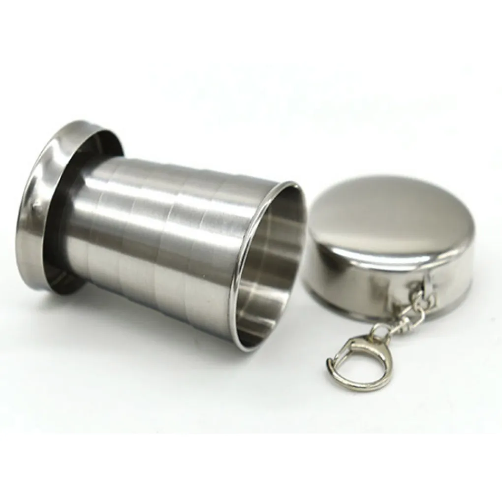 Stainless Steel Telescopic Cup Portable Folding Cup Wine Glass Portable Folding Water Cup Telescopic Cup Camping Equipment 75ml
Stainless Steel Telescopic Cup Portable Folding Cup Wine Glass Portable Folding Water Cup Telescopic Cup Camping Equipment 75ml