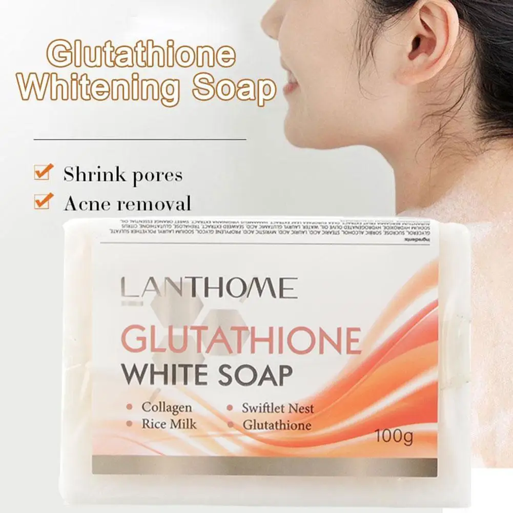Original Lanthome Glutathione Whitening Soap For Face Skin Brightening Body Moisturizers Reduce Wrinkle Freckle Firming P0Q7
Original Lanthome Glutathione Whitening Soap For Face Skin Brightening Body Moisturizers Reduce Wrinkle Freckle Firming P0Q7