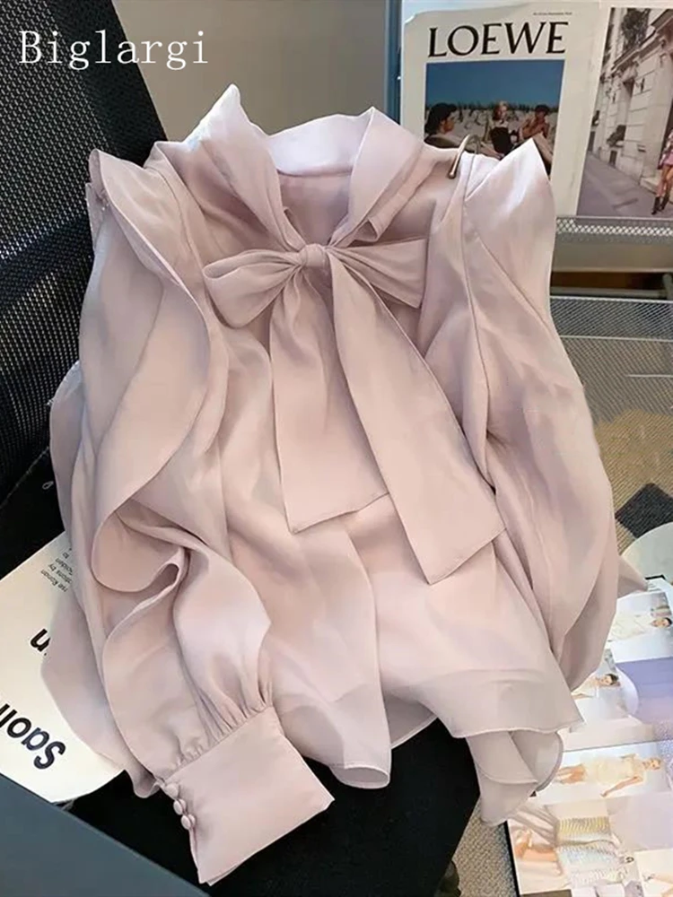 Bow Tie Chiffon Shirt Women Fashion Blouses 2022 Spring Summer Chic Ruffle Blusa Elegant Blouses Woman Office Shirt Ladies Tops
Bow Tie Chiffon Shirt Women Fashion Blouses 2022 Spring Summer Chic Ruffle Blusa Elegant Blouses Woman Office Shirt Ladies Tops