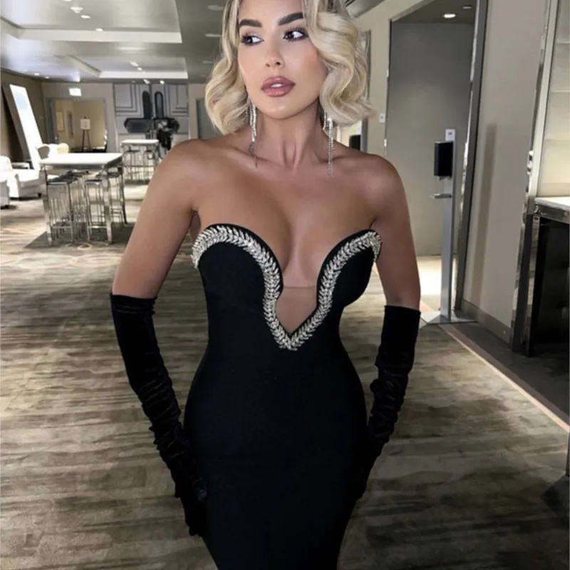 2022 New Summer Women Sexy Bodycon Long Dress Off the Shoulder Rayon Bandage Strapless Celebrity Red Carpet Dress High Quality
2022 New Summer Women Sexy Bodycon Long Dress Off the Shoulder Rayon Bandage Strapless Celebrity Red Carpet Dress High Quality