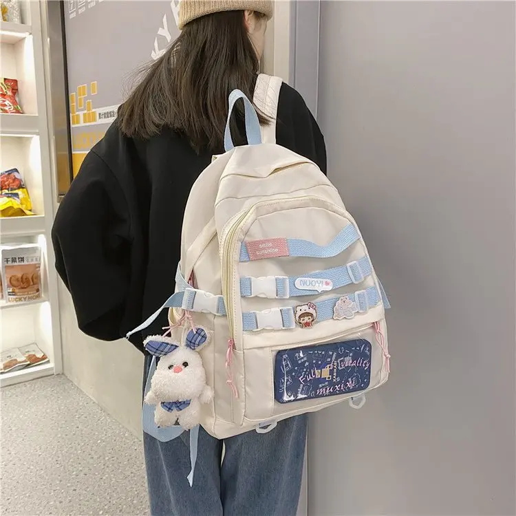 Female Schoolbag Japanese Harajuku College Style Small Fresh And Lovely Contrast Color Transparent Soft Student Backpack
Female Schoolbag Japanese Harajuku College Style Small Fresh And Lovely Contrast Color Transparent Soft Student Backpack