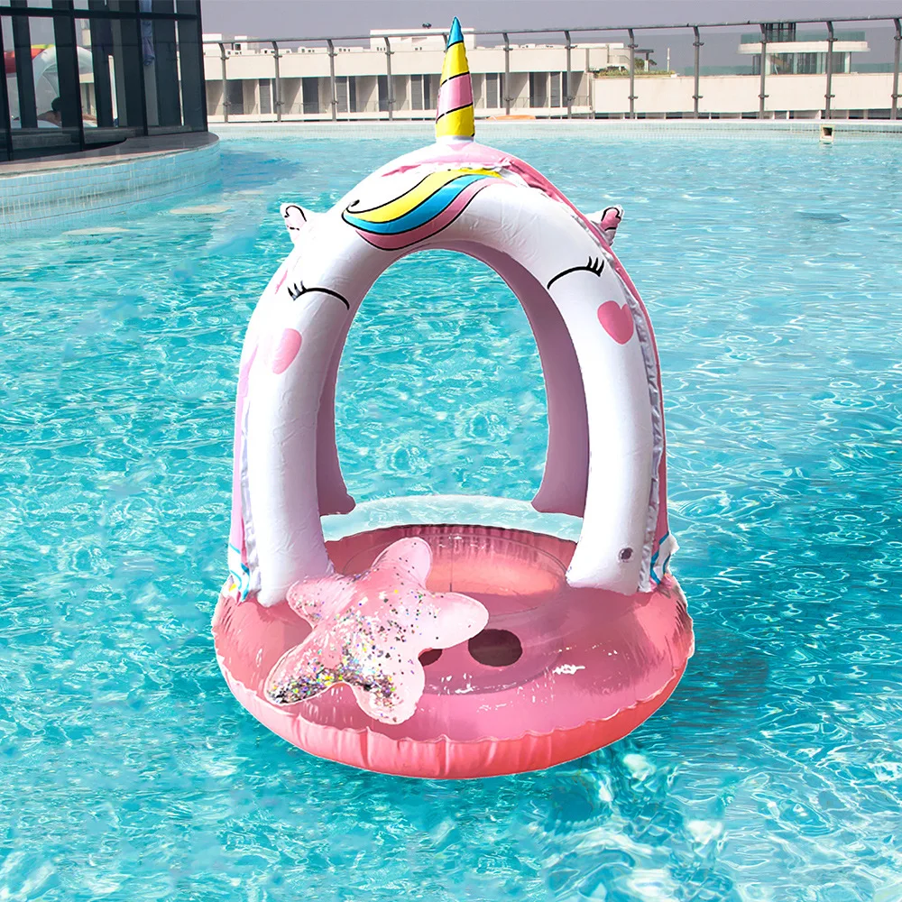 Unicorn Sitting Ring Children's Cartoon Sunshade Crystal Thickened Swimming Ring Summer Lifebuoy Baby Swimming Ring
Unicorn Sitting Ring Children's Cartoon Sunshade Crystal Thickened Swimming Ring Summer Lifebuoy Baby Swimming Ring