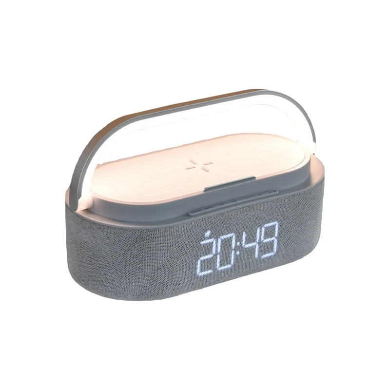 Modern Desk Lamp Bluetooth Connected Music Player Digital Time Display Desk Clock
Modern Desk Lamp Bluetooth Connected Music Player Digital Time Display Desk Clock