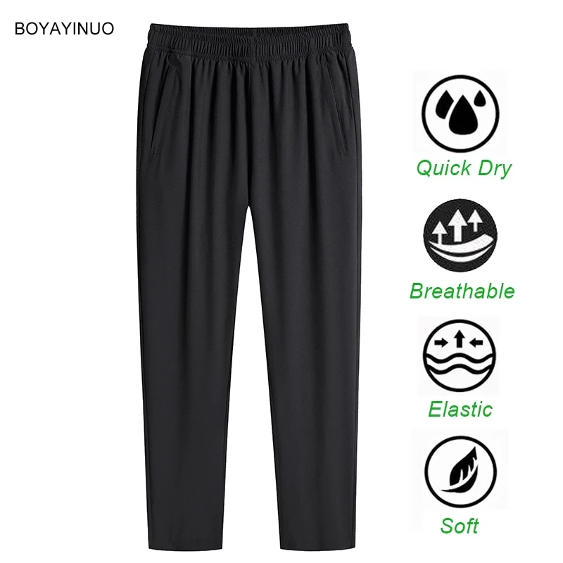 Summer Ice Slik Sweatpants Men Quick Dry Polyester Running Pants With Pockets Jogging Fitness Gym Sport Pants Tie Foot Mouth
Summer Ice Slik Sweatpants Men Quick Dry Polyester Running Pants With Pockets Jogging Fitness Gym Sport Pants Tie Foot Mouth