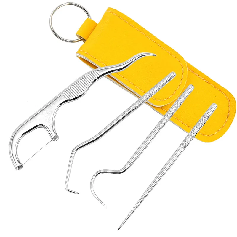 Stainless Steel Dental Floss Toothpick Set Interdental Brush Metal Toothpicks Oral Care Cleaning Dental Floss Teeth Pick Tools
Stainless Steel Dental Floss Toothpick Set Interdental Brush Metal Toothpicks Oral Care Cleaning Dental Floss Teeth Pick Tools