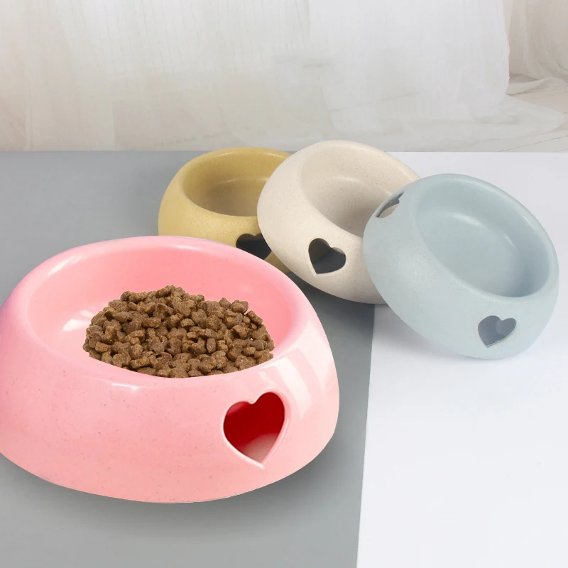 

Plastic Dog Bowls 5/7.7 Inches Cute Pet Bowl Ultra Light Safe Material Durable Food Water Feeder for cats Small Dogs