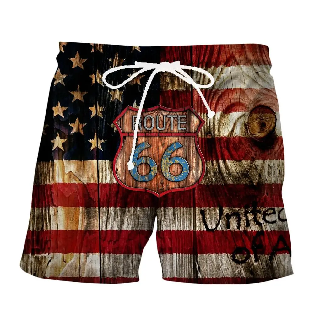 Men's Beach Pants New Summer Men's Shorts Route 66 3D Print Retro Street Harajuku Fashion Casual Pants Elastic Strap
Men's Beach Pants New Summer Men's Shorts Route 66 3D Print Retro Street Harajuku Fashion Casual Pants Elastic Strap