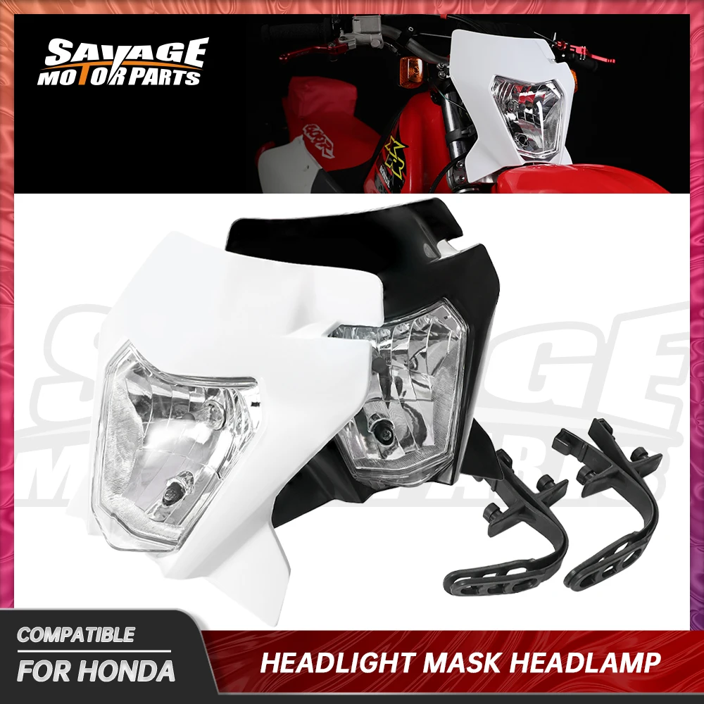 For HONDA XR400R XR650R 1996-2007 Headlight Mask Headlamp Assembly Front Fog Light Motorcycle Accessories Head Lamp Dirt Bike 
For HONDA XR400R XR650R 1996-2007 Headlight Mask Headlamp Assembly Front Fog Light Motorcycle Accessories Head Lamp Dirt Bike