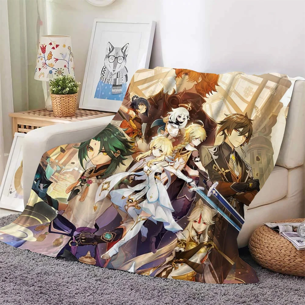 CLOOCL Anime Blanket Game Genshin 3D Office Nap Blanket Hiking Picnic Flannel Blanket Teen Bedding Plush Quilt Throw Blanket 
CLOOCL Anime Blanket Game Genshin 3D Office Nap Blanket Hiking Picnic Flannel Blanket Teen Bedding Plush Quilt Throw Blanket
