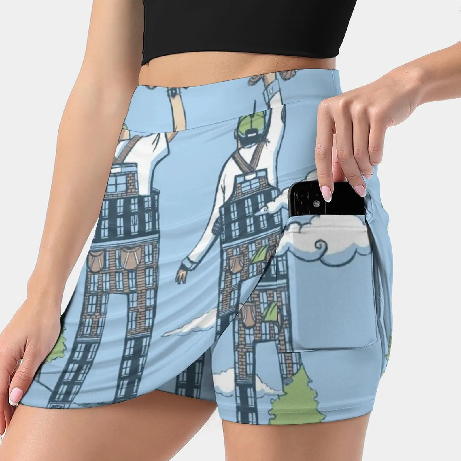 The Skyscrapers Women's skirt With Hide Pocket Tennis Skirt Golf Skirts Badminton Skirts Running skirts Whimsy Fantasy Sky Skies
The Skyscrapers Women's skirt With Hide Pocket Tennis Skirt Golf Skirts Badminton Skirts Running skirts Whimsy Fantasy Sky Skies