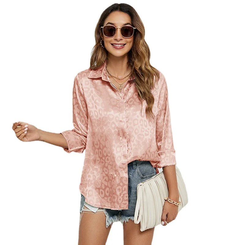 Mazon Autumn New Print Leopard Jacquard Loose Relaxed Long Sleeve Shirt Top Women's Fashion Shirts & Blouses Traf Official Store
Mazon Autumn New Print Leopard Jacquard Loose Relaxed Long Sleeve Shirt Top Women's Fashion Shirts & Blouses Traf Official Store