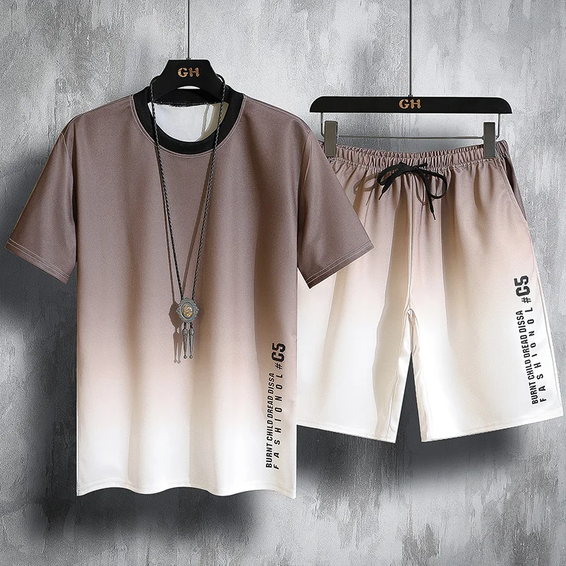Men's summer 2022 new ice silk suit men's short sleeve T-shirt and shorts trend summer casual sports men's fashion 4XL 3XL
Men's summer 2022 new ice silk suit men's short sleeve T-shirt and shorts trend summer casual sports men's fashion 4XL 3XL
