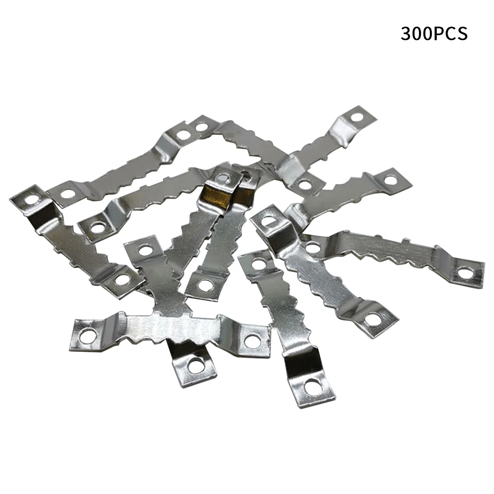 300pcs Wall Mounted Painting Fixing For Hanging Photos Picture Frame Hanger Sawtooth Hooks Portable Durable Heavy Duty Iron
300pcs Wall Mounted Painting Fixing For Hanging Photos Picture Frame Hanger Sawtooth Hooks Portable Durable Heavy Duty Iron