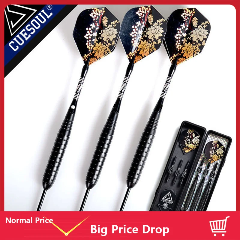 Cuesoul 25 г Дротика стальная игла дротика s Профессиональная 16 см 3 шт латунные бочки
Cuesoul 25 г Дротика стальная игла дротика s Профессиональная 16 см 3 шт латунные бочки