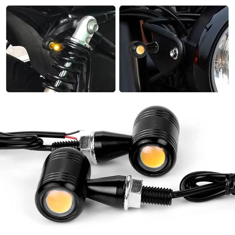 2Pcs Universal Motorcycle Turn Signal Work Light Retro Mini LED Lamp Blinker Indicator Flashing Light 
2Pcs Universal Motorcycle Turn Signal Work Light Retro Mini LED Lamp Blinker Indicator Flashing Light
