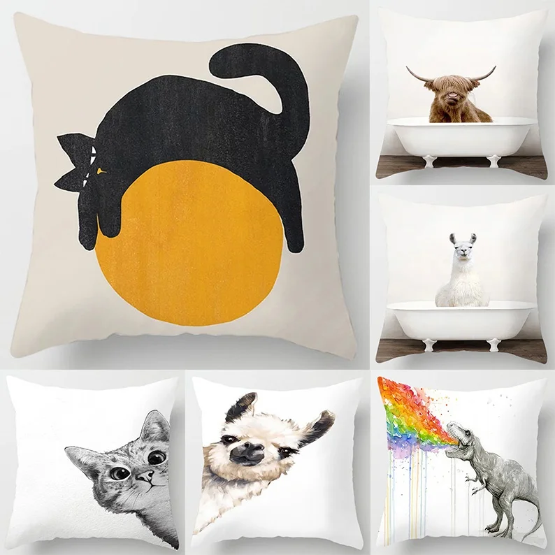 Simple (animal) patternSeries Pillow Gift Home Office Decoration Pillow Bedroom Sofa Car Cushion Cover
Simple (animal) patternSeries Pillow Gift Home Office Decoration Pillow Bedroom Sofa Car Cushion Cover