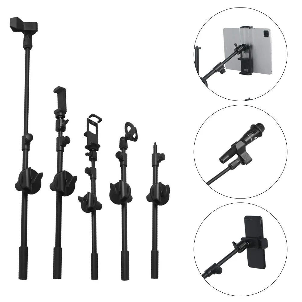 360° Rotating Adjustable Microphone Stand Bracket Boom Arms With Phone Clip 80CM Microphone Clip Mounting Clamp
360° Rotating Adjustable Microphone Stand Bracket Boom Arms With Phone Clip 80CM Microphone Clip Mounting Clamp