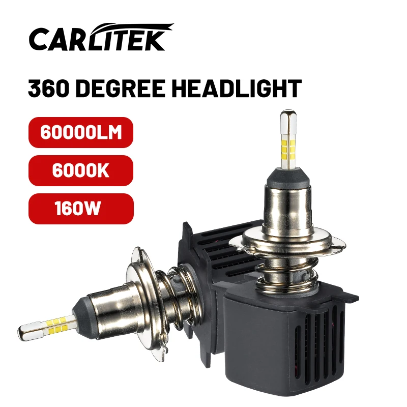 H7 360 LED Canbus H4 H8 H9 H11 H1 Headlights Bulb 60000LM 160W High Power 9005 9006 HB3 HB4 Automotive Fog Light Turbo Mini Lamp
H7 360 LED Canbus H4 H8 H9 H11 H1 Headlights Bulb 60000LM 160W High Power 9005 9006 HB3 HB4 Automotive Fog Light Turbo Mini Lamp