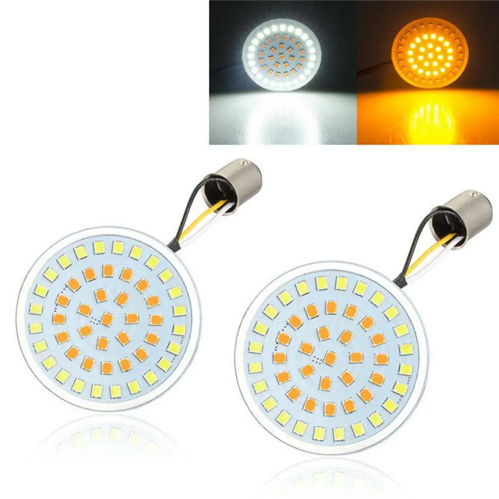 2pcs LED Turn Signal Lights Lamp White Amber Lights Motorcycle Anti-collision Warning Light Inserts Lights Lamp Indicator
2pcs LED Turn Signal Lights Lamp White Amber Lights Motorcycle Anti-collision Warning Light Inserts Lights Lamp Indicator