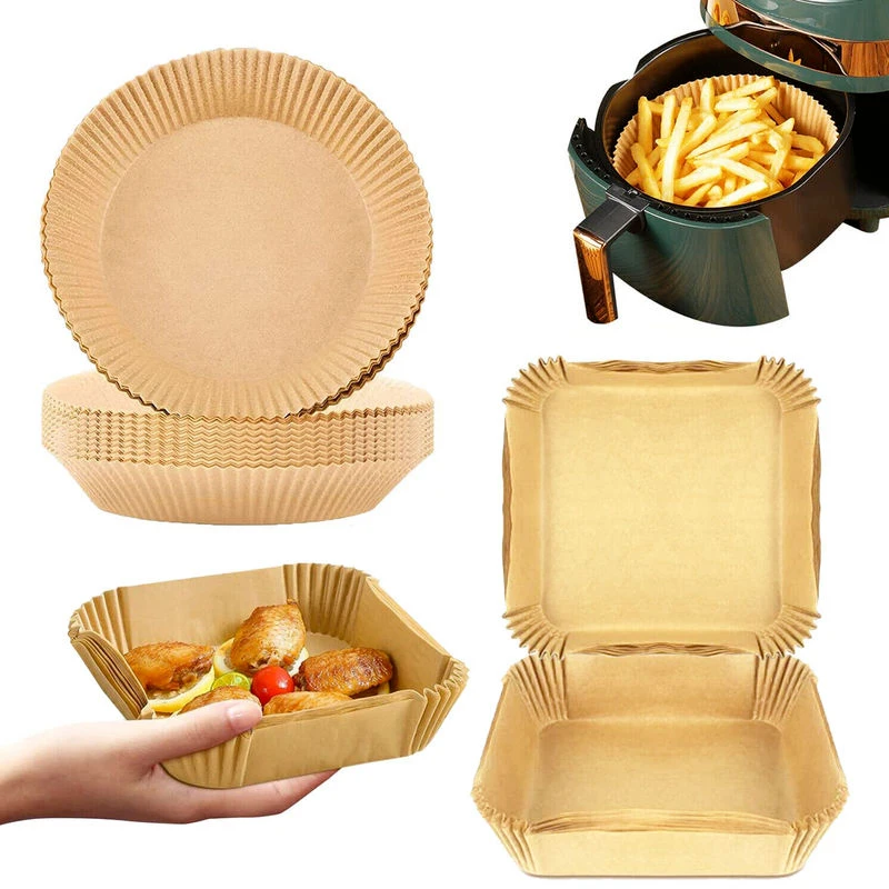 50/100PCS Disposable Air Fryer Paper Liner Oil-proof Water-proof Paper Tray Non-Stick Baking Mat for Oven Air Fryer Accessories
50/100PCS Disposable Air Fryer Paper Liner Oil-proof Water-proof Paper Tray Non-Stick Baking Mat for Oven Air Fryer Accessories