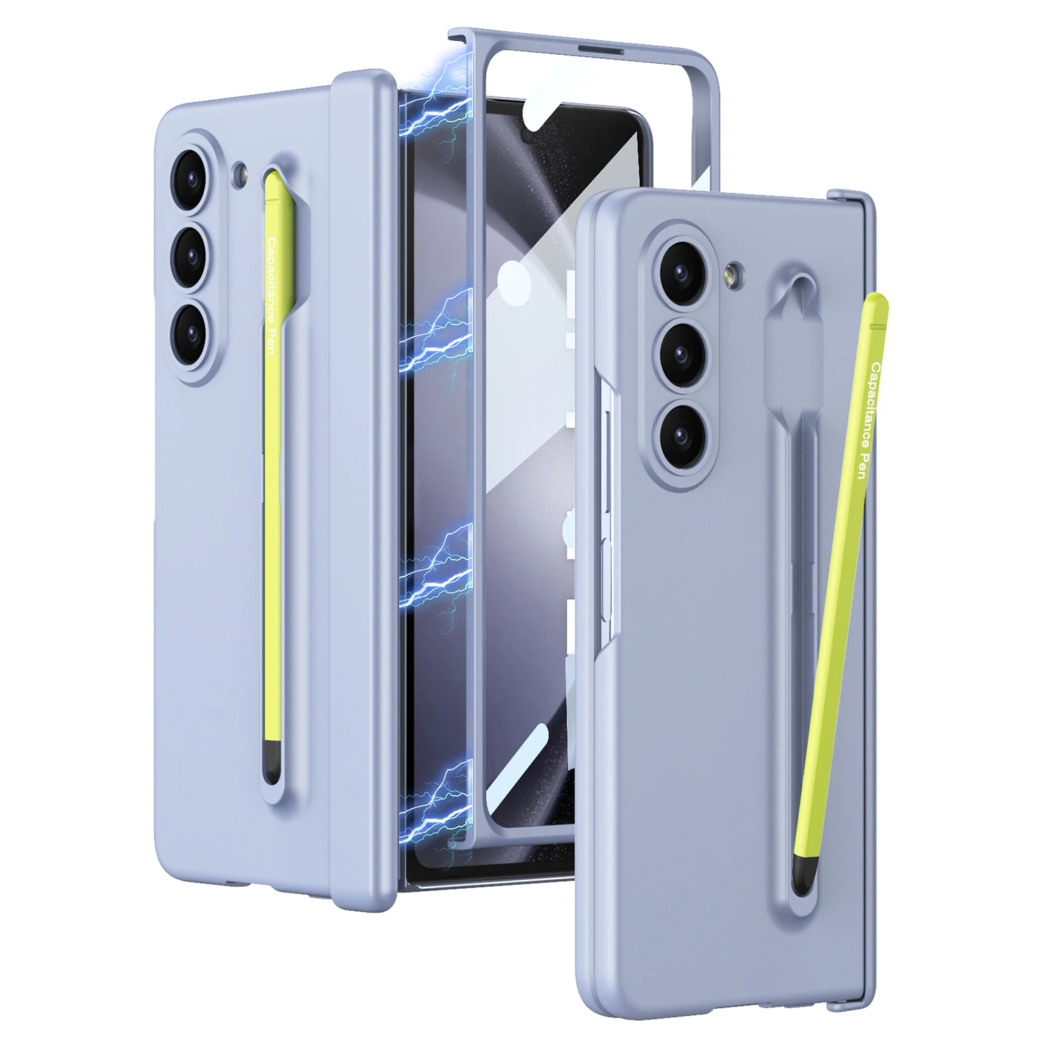 For Samsung Galaxy Z Fold 5 Case Skin-feeling Matte Magnetic Folding Hinge With Colorful Pen Slot Tempered Film Shockproof Cover
For Samsung Galaxy Z Fold 5 Case Skin-feeling Matte Magnetic Folding Hinge With Colorful Pen Slot Tempered Film Shockproof Cover