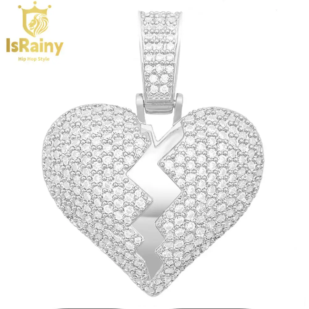 IsRainy Hip Hop Rock 100% 925 Sterling Silver VVS D Color Real GRA Moissanite Full Diamonds Pendants Fine Jewelry Wholesale
IsRainy Hip Hop Rock 100% 925 Sterling Silver VVS D Color Real GRA Moissanite Full Diamonds Pendants Fine Jewelry Wholesale