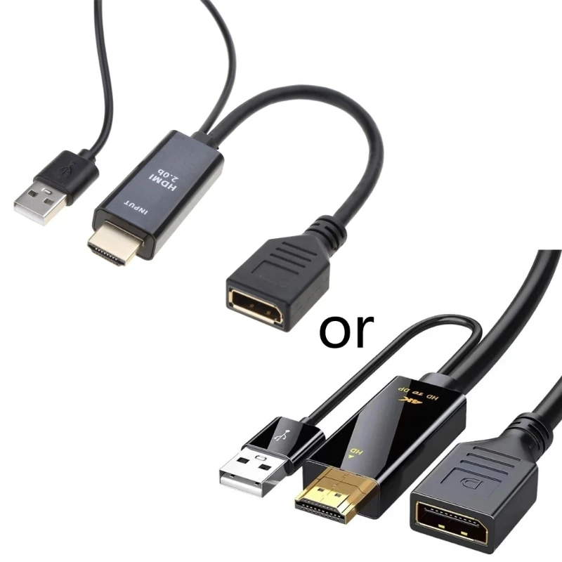 Newly Designed HDMIcompatible2.0 to DP1.2 Cable Supports 4K60Hz, 2K120Hz Perfect for Home AudioVideo Systems
Newly Designed HDMIcompatible2.0 to DP1.2 Cable Supports 4K60Hz, 2K120Hz Perfect for Home AudioVideo Systems