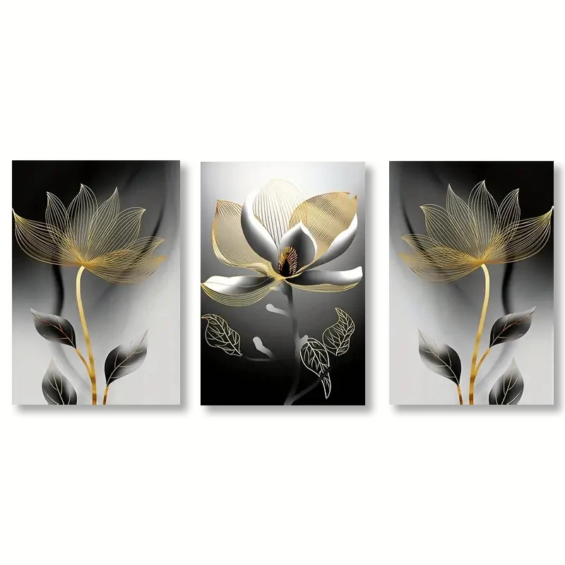 Настенные декоративные принты HALFLEMART, цветочные, 3 шт.
Настенные декоративные принты HALFLEMART, цветочные, 3 шт.