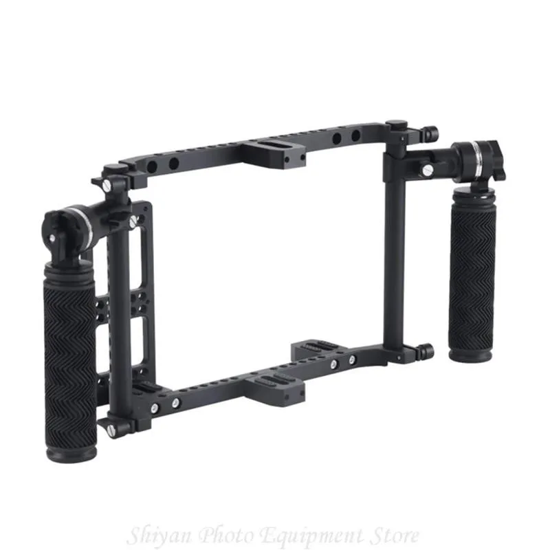 Nitze Director Monitor Cage With Adjustable Arri Rosette Handles - JSQ-002
Nitze Director Monitor Cage With Adjustable Arri Rosette Handles - JSQ-002