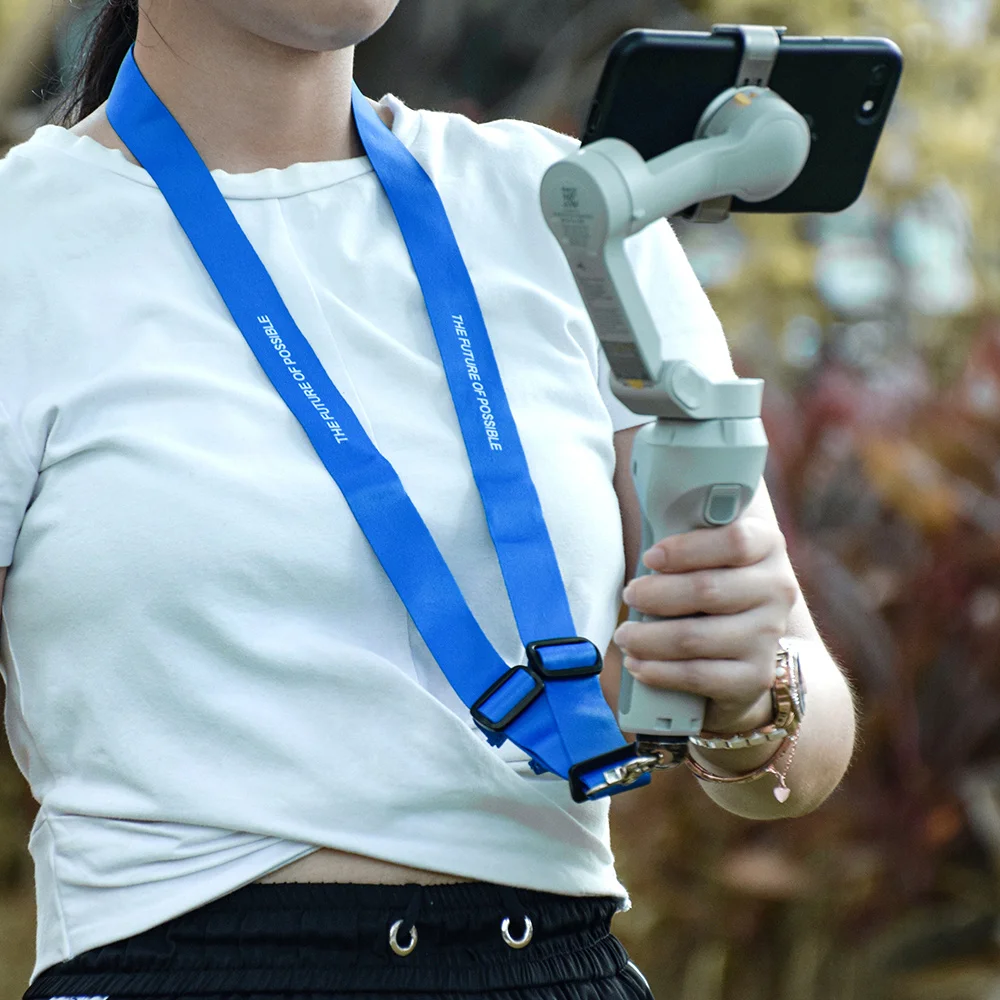 Регулируемый ремешок на шею для DJI OSMO Mobile 5, защитный ремешок, синий ремешок для DJI OM5 /4/4 SE, аксессуары для ручной камеры DSLR
Регулируемый ремешок на шею для DJI OSMO Mobile 5, защитный ремешок, синий ремешок для DJI OM5 /4/4 SE, аксессуары для ручной камеры DSLR