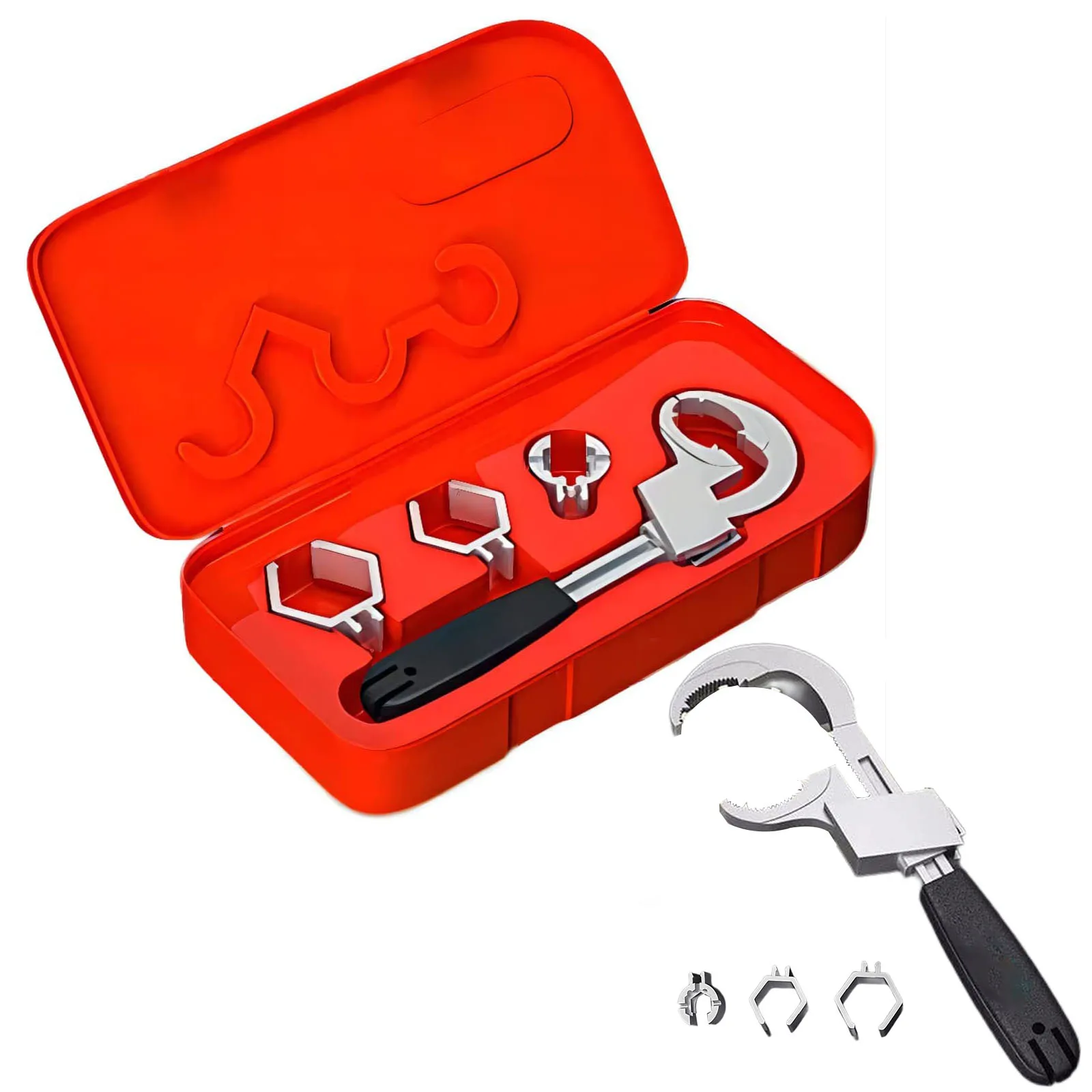 56-80mm Adjustable Bathroom Wrench Multifunctional Double-end Faucet Plumbing Spanner Water Tube Key Repair Tools
56-80mm Adjustable Bathroom Wrench Multifunctional Double-end Faucet Plumbing Spanner Water Tube Key Repair Tools