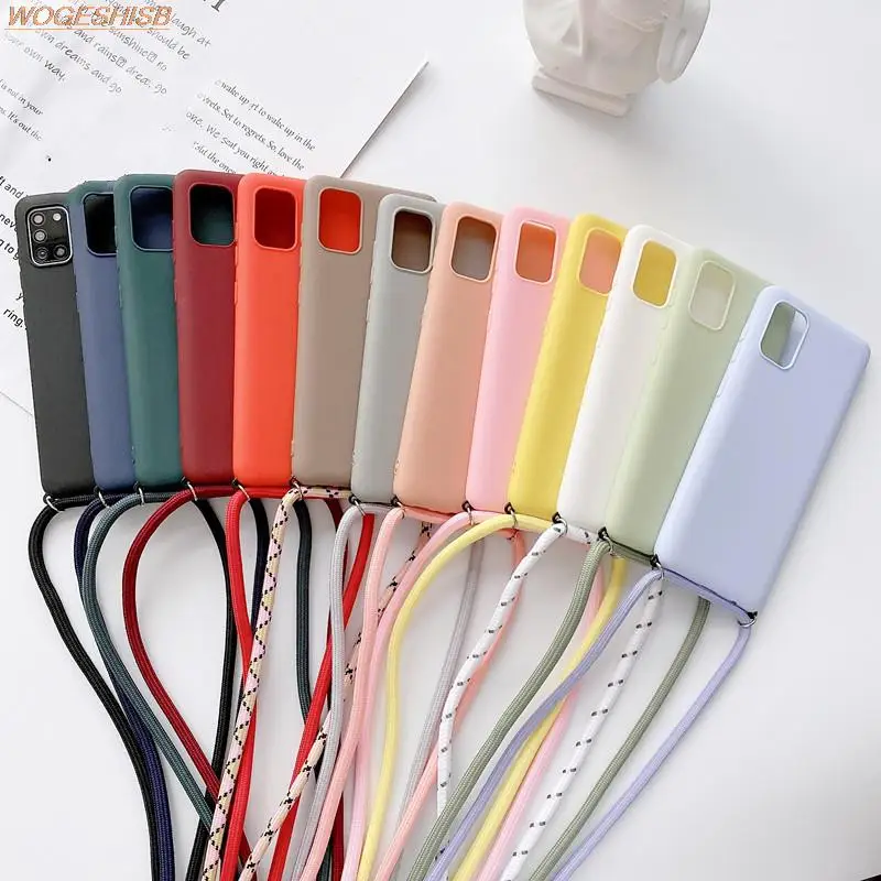 Crossbody Necklace Strap Lanyard Cord Phone Case for Samsung Galaxy S6 S7 Edge S8 S9 S10 Plus S10lite S10e Lite 5G Soft Cover
Crossbody Necklace Strap Lanyard Cord Phone Case for Samsung Galaxy S6 S7 Edge S8 S9 S10 Plus S10lite S10e Lite 5G Soft Cover