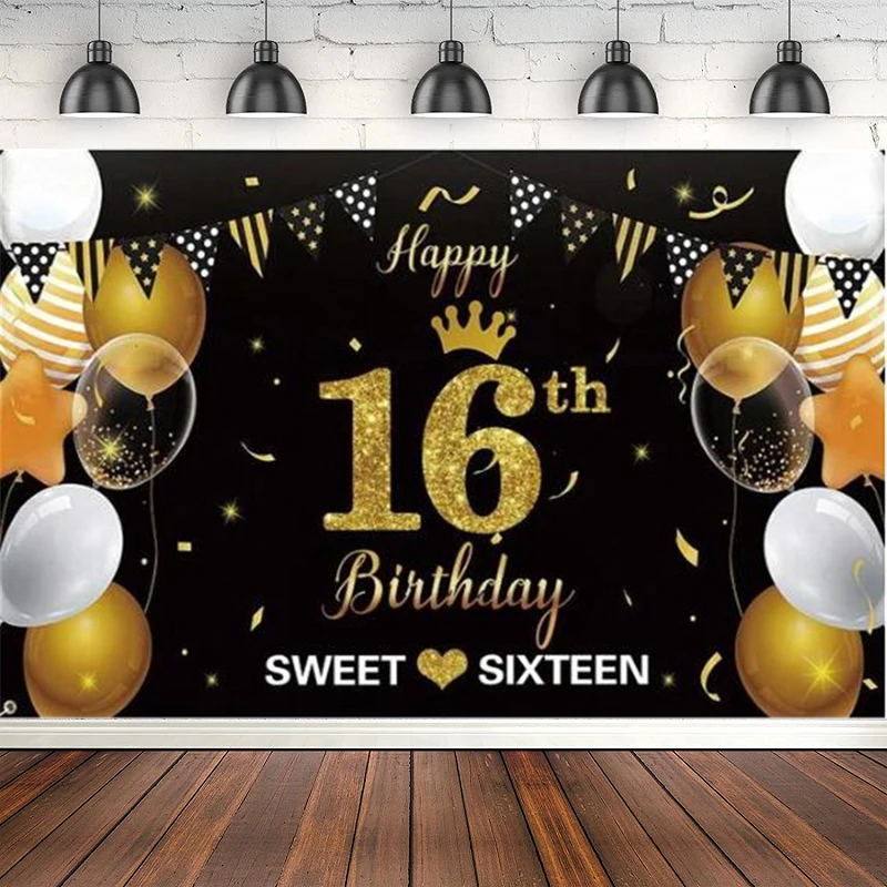 Photography Backdrop Happy Birthday 16th 20th 30th 40th 50th Party Balloon Spot Background Poster Photo Studio For Decor Banner
Photography Backdrop Happy Birthday 16th 20th 30th 40th 50th Party Balloon Spot Background Poster Photo Studio For Decor Banner