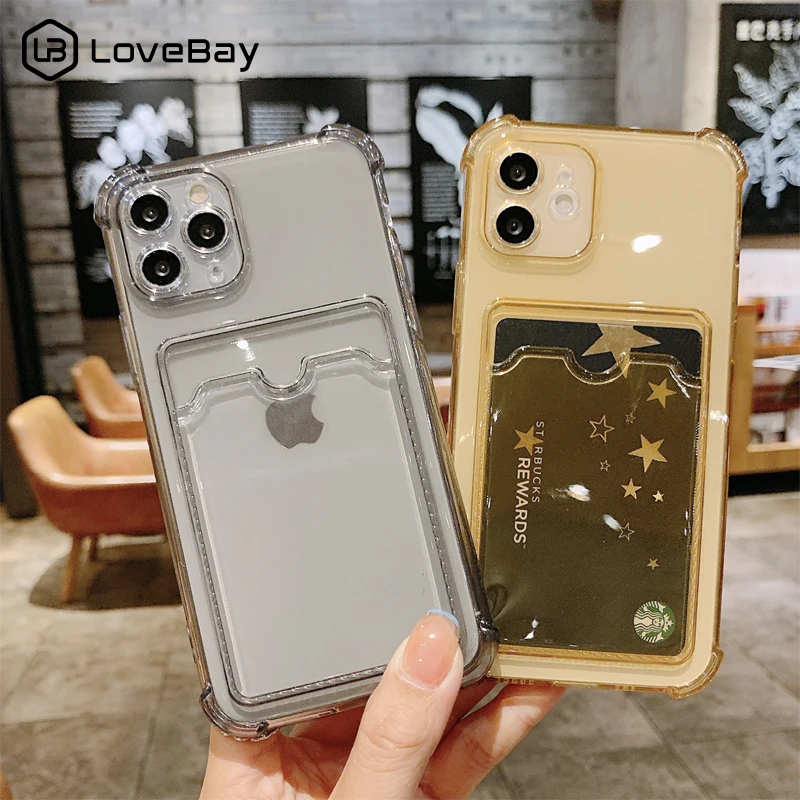 Lovbay Fashion Card Wallet Clear Phone Case For iPhone 11 13 12 Pro Max Mini X XS XR 7 8 Plus SE 2020 Shockproof Soft TPU Cover
Lovbay Fashion Card Wallet Clear Phone Case For iPhone 11 13 12 Pro Max Mini X XS XR 7 8 Plus SE 2020 Shockproof Soft TPU Cover