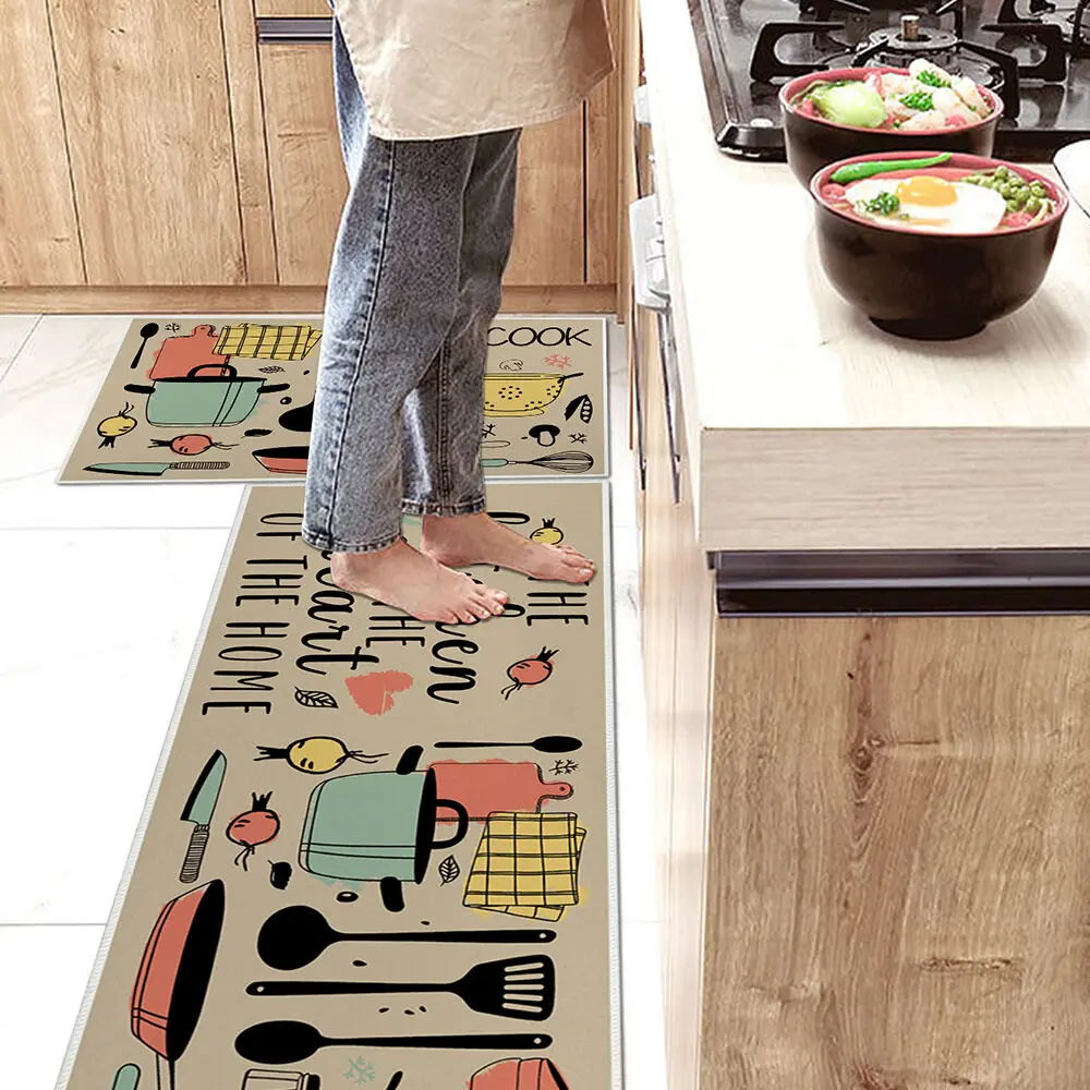 Home Kitchen Mats for Floor 2 Piece Set Non Slip Kitchen Rug Wear-resistant Dust Removal Door Mat Kitchen Carpet and Floor Mat
Home Kitchen Mats for Floor 2 Piece Set Non Slip Kitchen Rug Wear-resistant Dust Removal Door Mat Kitchen Carpet and Floor Mat