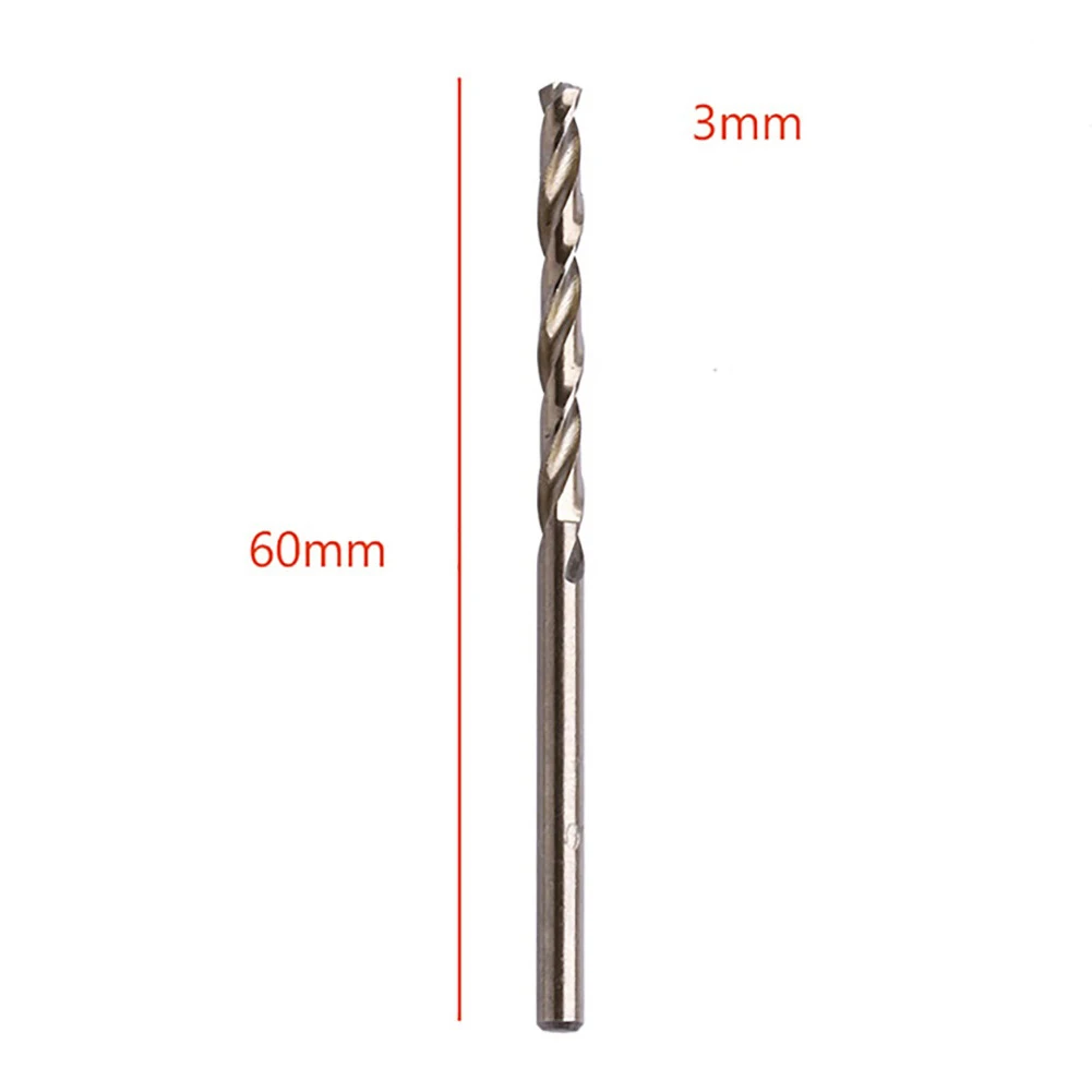 

Workshop Equipment Drill Bit 10 */set 10 Pcs/set 1mm 2mm 3mm 4mm 5mm HSS M35 Round For Stainless Steel Drilling