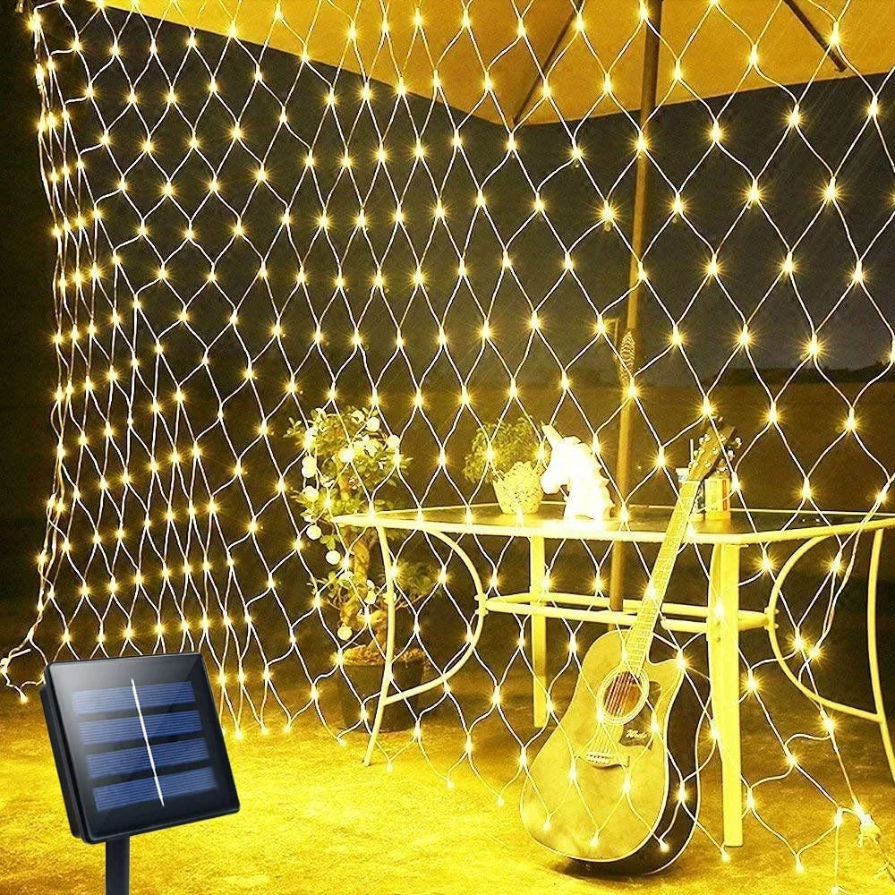 Solar Net Lights Outdoor Solar Fairy Light Waterproof Garden Lights Auto On/Off Curtain String Lights Icicle Lights for Wedding
Solar Net Lights Outdoor Solar Fairy Light Waterproof Garden Lights Auto On/Off Curtain String Lights Icicle Lights for Wedding